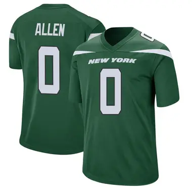 Braelon Allen Men's Game Green New York Jets Gotham Jersey