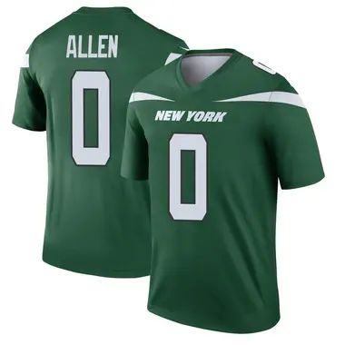 Braelon Allen Men's Legend Green New York Jets Gotham Player Jersey