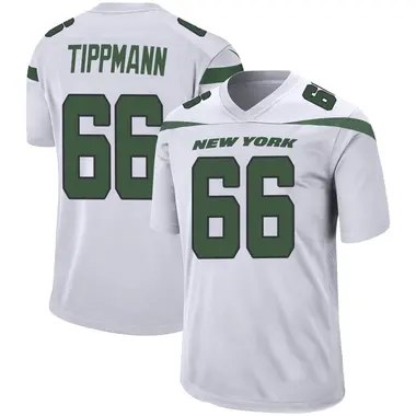 Joe Tippmann Men's Game White New York Jets Spotlight Jersey