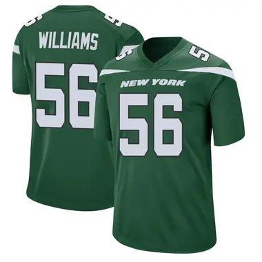 Quincy Williams Youth Game Green New York Jets Gotham Jersey